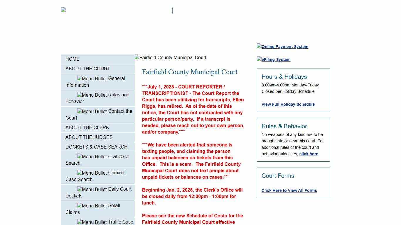 Fairfield County Municipal Court